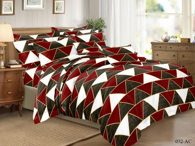 КПБ Cleo полисатин "Art Color" евро 200*220*1 220*240*1(±5) 50*70*2(±2) 70*70*2(±2) (31/032-AC, Геометрия, Мультиколор)