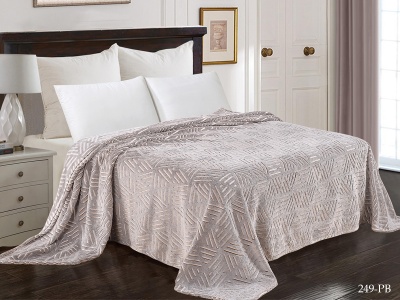 Плед Cleo "Bamboo" полуторный 150*200 микрофибра 100% (150/249-pb, Геометрия, Бежевый) Плед Cleo "Bamboo" полуторный 150*200 микрофибра 100% (150/249-pb, Геометрия, Бежевый)