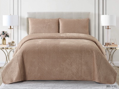 Покрывало Cleo "VELLUTO" 230*250 50*70*2 (230/001-VEL, Однотонное,Бежевый) Покрывало Cleo "VELLUTO" 230*250 50*70*2 (230/001-VEL, Однотонное,Бежевый)