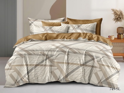 КПБ Cleo сатин набивной "Satin Lux" полуторный 145*215*1 150*220*1(±5) 70*70*2(±2) (CL15/749-SL, Оригинальное, Бежевый) КПБ Cleo сатин набивной "Satin Lux" полуторный 145*215*1 150*220*1(±5) 70*70*2(±2) (CL15/749-SL, Оригинальное, Бежевый)