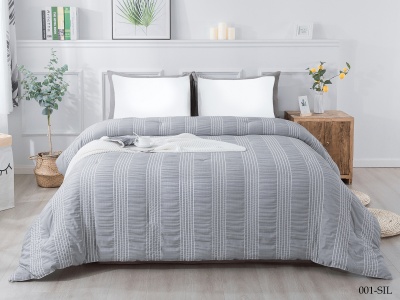 Покрывало Cleo "SILVER" 200х220 (200/001-SIL, Полосы, Серый) Покрывало Cleo "SILVER" 200х220 (200/001-SIL, Полосы, Серый)