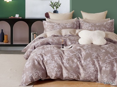 КПБ Cleo сатин набивной "Satin euro max" евро 200*220*1 230*240*1(±5)  50*70*2(±2) (32/859-SLL, Цветы, Мультиколор)