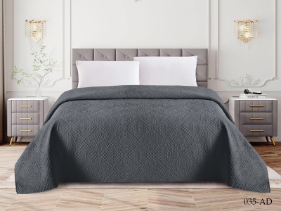 Покрывало Cleo "ANDORA" 220х240 (220/035-AD, Однотонное ,Серый) Покрывало Cleo "ANDORA" 220х240 (220/035-AD, Однотонное ,Серый)