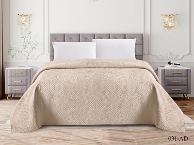 Покрывало Cleo "ANDORA" 220х240 (220/031-AD, Однотонное , Кремовый) Покрывало Cleo "ANDORA" 220х240 (220/031-AD, Однотонное , Кремовый)
