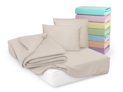 Пододеяльник трикотажный на молнии 172*205 (172/01, Однотонный, Бежевый) Пододеяльник трикотажный на молнии 172*205 (172/01, Однотонный, Бежевый)