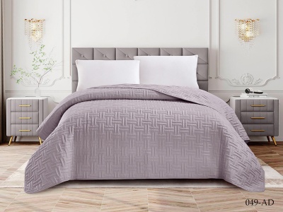 Покрывало Cleo "ANDORA" 220х240 (220/049-AD, Однотонное,Серый) Покрывало Cleo "ANDORA" 220х240 (220/049-AD, Однотонное,Серый)