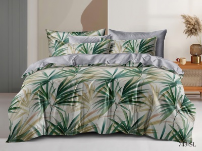 Ткань сатин набивной b-220 "Satin lux" 115 ± 5 гр/м2 (743-sl(A), Растения, Зеленый) Ткань сатин набивной b-220 "Satin lux" 115 ± 5 гр/м2 (743-sl(A), Растения, Зеленый)