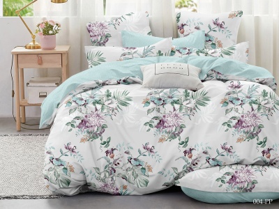 Ткань "MAKO POPLIN" 115 ± 5 гр/м2 (004-PP(B), Цветы, Мультиколор)