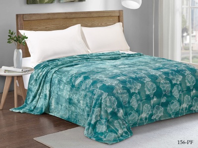 Ткань велсофт "California" 270 гр/м2 (156-pf, Узоры, Зеленый)