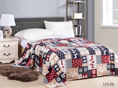 Плед Cleo "California" велсофт полуторный 150*200 (150/133-pf, Узоры, Мультиколор)