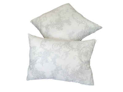 Подушка "Зимушка" 50*70 (50/001-ZIM, Узоры, Бежевый)