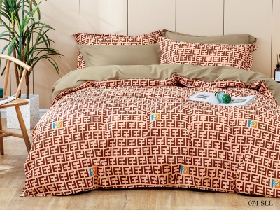 КПБ Cleo сатин набивной "Satin euro max" полуторный 145*215*1 160*230*1(±5) 50*70*2(±2) (16/074-SLL, Оригинальное, Мультиколор)