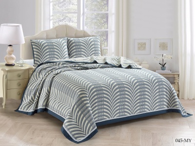 Покрывало Cleo "MELODY" 240*260 (240/045-MY, Узоры,Синий) Покрывало Cleo "MELODY" 240*260 (240/045-MY, Узоры,Синий)