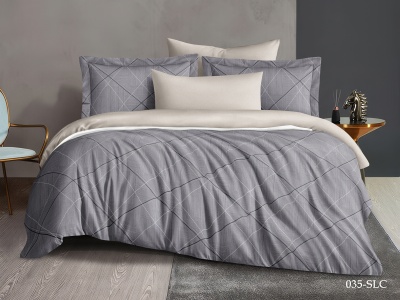 Ткань сатин набивной "Satin Digital" 120 ± 5 гр/м2 (035-SLC(A), Оригинальное, Серый)