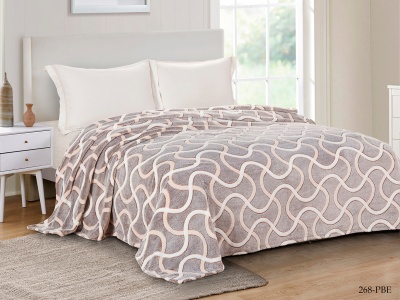 Плед CL HOME "BAMBOO"  полуторный 150*200 микрофибра 100% в атласной ленте (150/268-pbe/LA, Узоры, Коричневый) Плед CL HOME "BAMBOO"  полуторный 150*200 микрофибра 100% в атласной ленте (150/268-pbe/LA, Узоры, Коричневый)