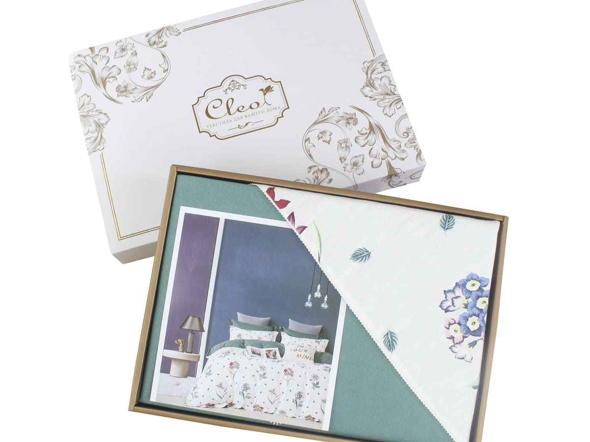 КПБ Cleo сатин набивной "Satin de Luxe" 0012-SK