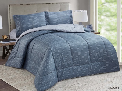 КПБ CLEO сатин "Notte Bianca" с одеялом евро 200*220*1 230*250*1 50*70*2(±2) (32/007-NBO, Полоска, Серый)