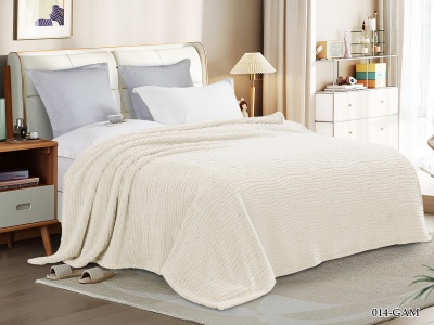 Плед Cleo "Gammi" велсофт полуторный 150*200 (150/014-GAM, Оригинальное, Белый) Плед Cleo "Gammi" велсофт полуторный 150*200 (150/014-GAM, Оригинальное, Белый)