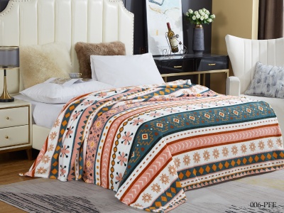 Ткань велсофт "California" 160 гр/м2 (006-PFE, Орнамент, Мультиколор)