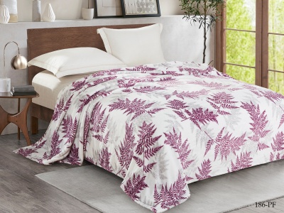 Ткань велсофт "California" 270 гр/м2 (186-pf, Листья, Мультиколор)