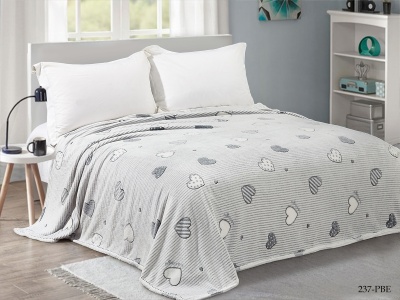 Плед CL HOME "BAMBOO"  полуторный 150*200 микрофибра 100% в атласной ленте (150/237-pbe/LA, Оригинальное, Серый) Плед CL HOME "BAMBOO"  полуторный 150*200 микрофибра 100% в атласной ленте (150/237-pbe/LA, Оригинальное, Серый)