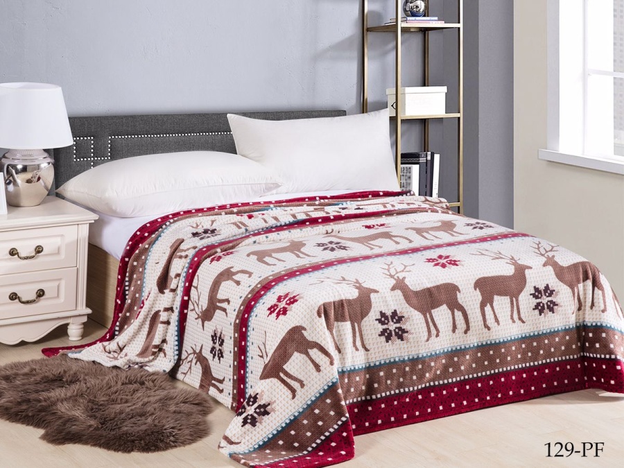 Плед Cleo "California" велсофт полуторный 150*200 (150/129-pf, Животные, Мультиколор)