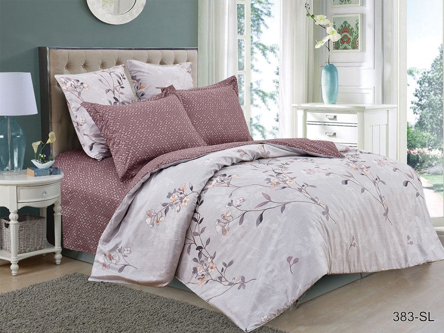 КПБ Cleo сатин набивной "Satin Lux" 383-SL