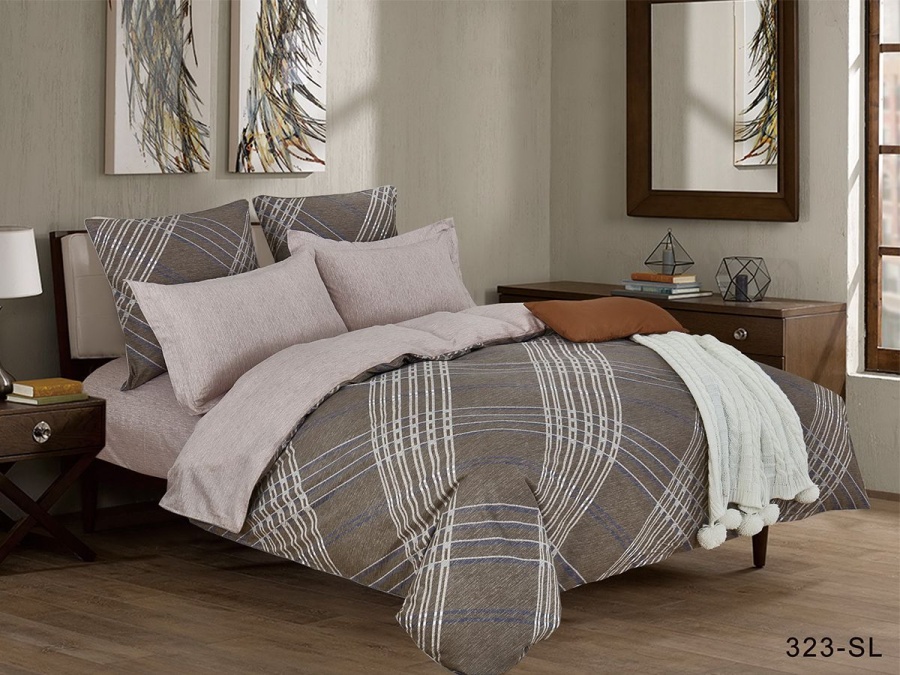 КПБ Cleo сатин набивной "Satin Lux" 323-SL