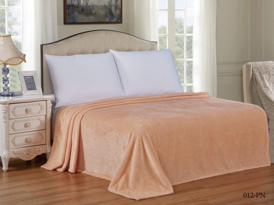 Плед Cleo  "Pinoli" велсофт евро 200*220 (200/012-PN, Узоры, Персиковый) Плед Cleo  "Pinoli" велсофт евро 200*220 (200/012-PN, Узоры, Персиковый)