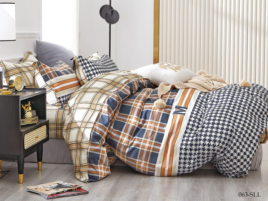 КПБ Cleo сатин набивной "Satin euro max" 063-SLL