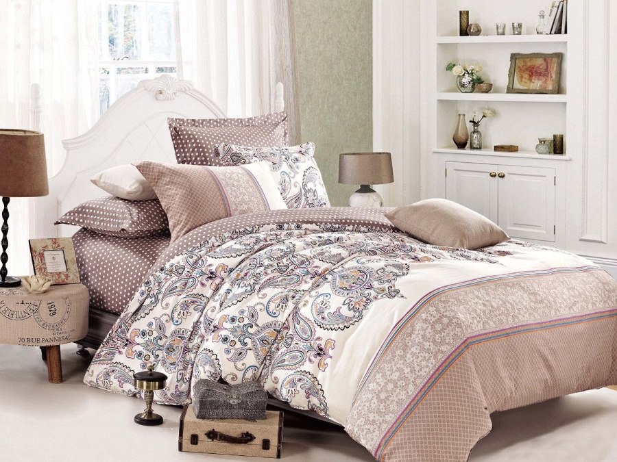 КПБ Cleo сатин набивной "Satin Lux" 119-SL