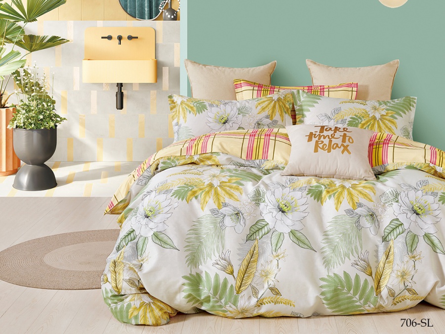 КПБ Cleo сатин набивной "Satin Lux" 706-SL