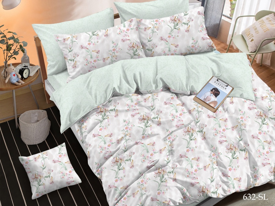 КПБ Cleo сатин набивной "Satin Lux" 632-SL