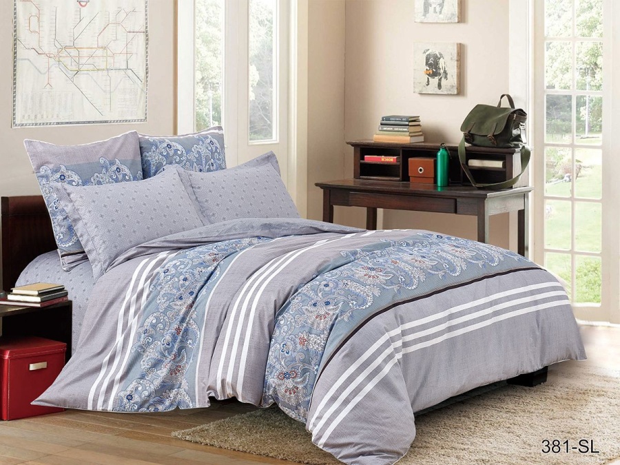 КПБ Cleo сатин набивной "Satin Lux" 381-SL