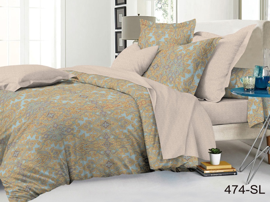 КПБ Cleo сатин набивной "Satin Lux" 474-SL