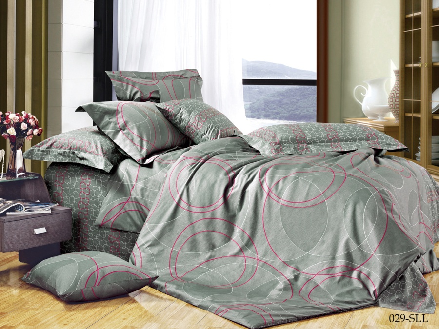 КПБ Cleo сатин набивной "Satin euro max" 029-SLL