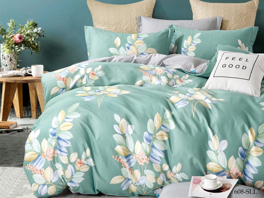 КПБ Cleo сатин набивной "Satin euro max" 608-SLL