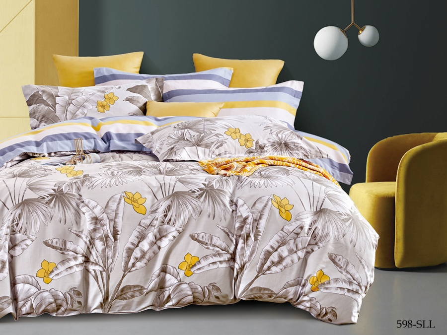 КПБ Cleo сатин набивной "Satin euro max" 598-SLL