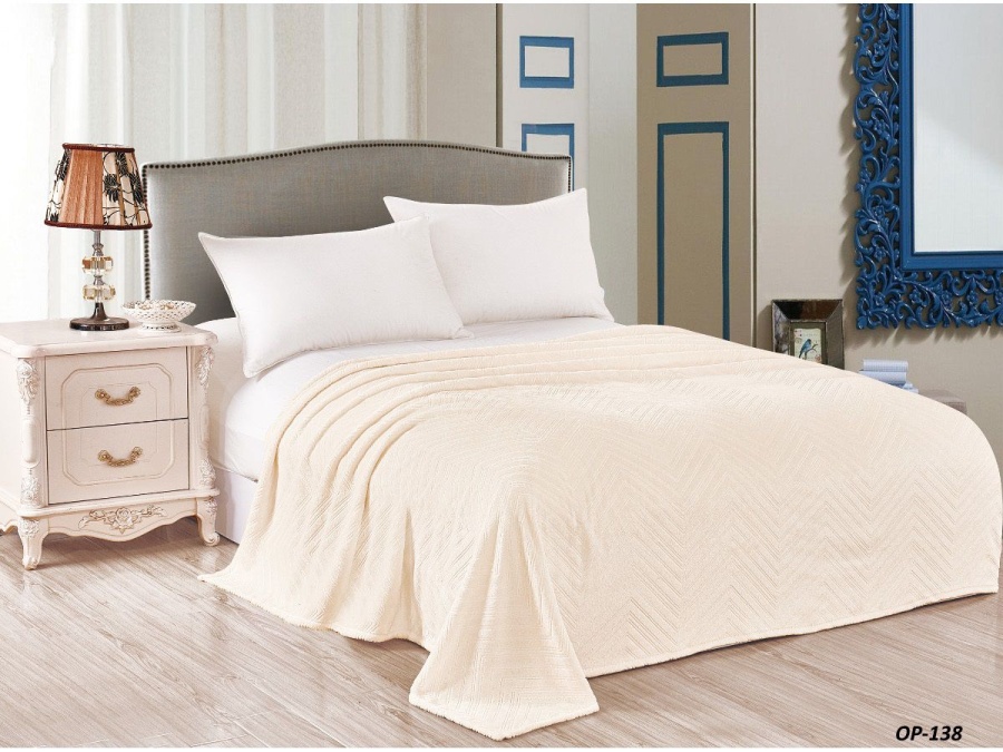 Плед Cleo "ПАРМА зиг-заг" велсофт 138-OP