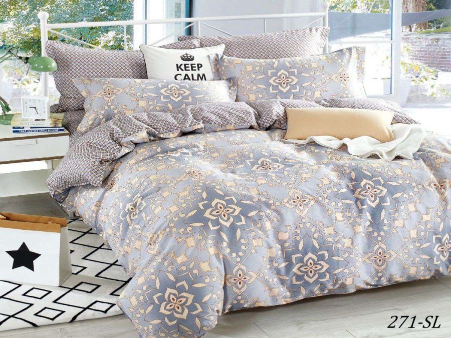 КПБ Cleo сатин набивной "Satin Lux" 271-SL