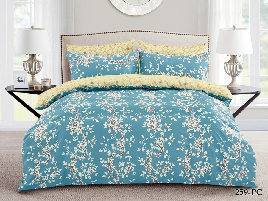 КПБ Cleo Поплин "Pure Cotton" полуторный 145*215*1 150*220*1(±5) 70*70*2(±2) в ПВХ (15/259-PC, Узоры, Мультиколор) КПБ Cleo Поплин "Pure Cotton" полуторный 145*215*1 150*220*1(±5) 70*70*2(±2) в ПВХ (15/259-PC, Узоры, Мультиколор)