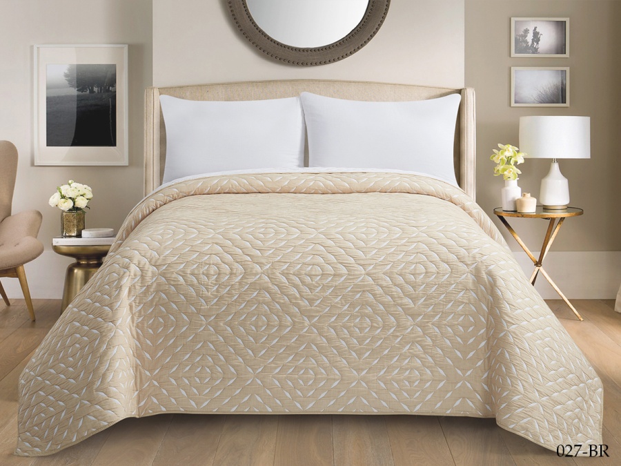 Покрывало Cleo "БАРСЕЛОНА" 240*260 (240/027-BR, Узоры, Бежевый) Покрывало Cleo "БАРСЕЛОНА" 240*260 (240/027-BR, Узоры, Бежевый)