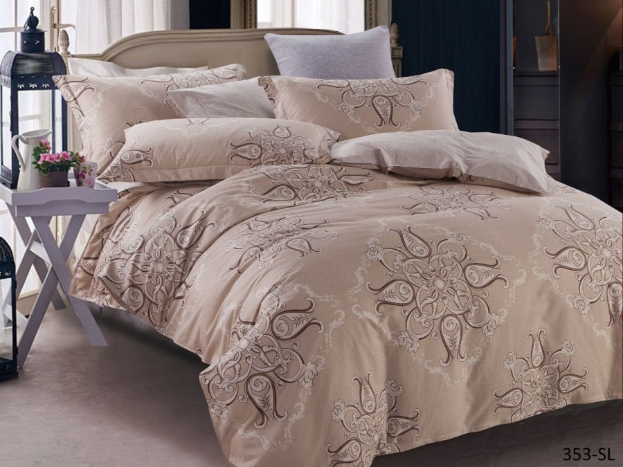 КПБ Cleo сатин набивной "Satin Lux" 353-SL