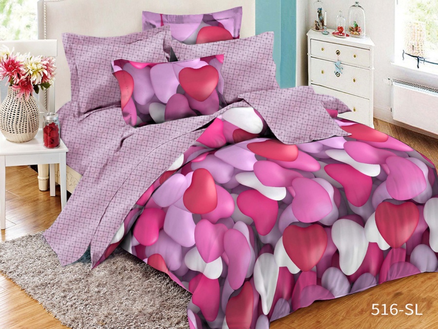 КПБ Cleo сатин набивной "Satin Lux" 516-SL