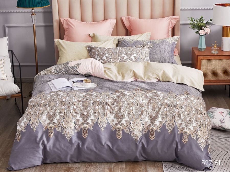 КПБ Cleo сатин набивной "Satin Lux" 527-SL